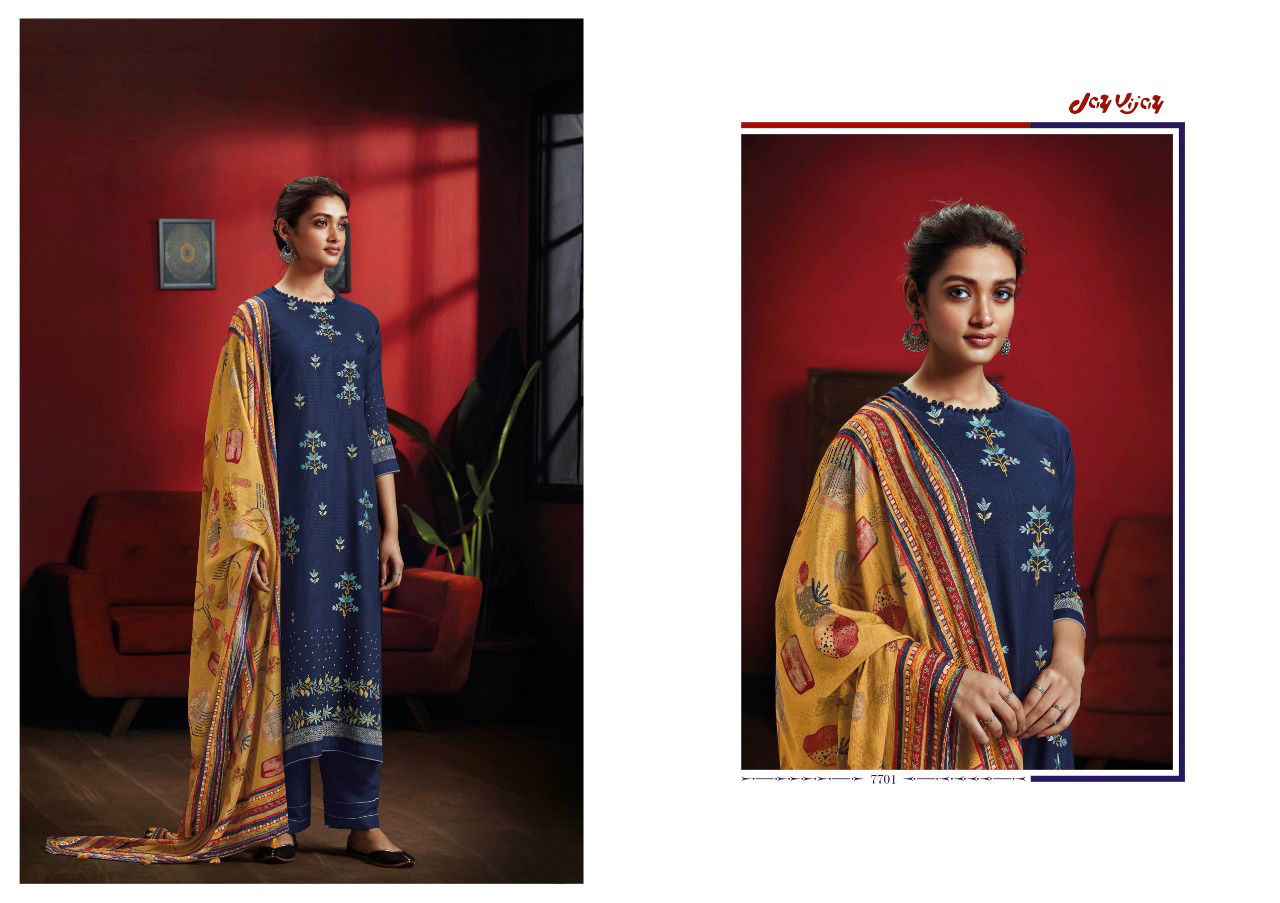 Jay Vijay Dastoor Festive Wear Wholesale Dress Material Catalog